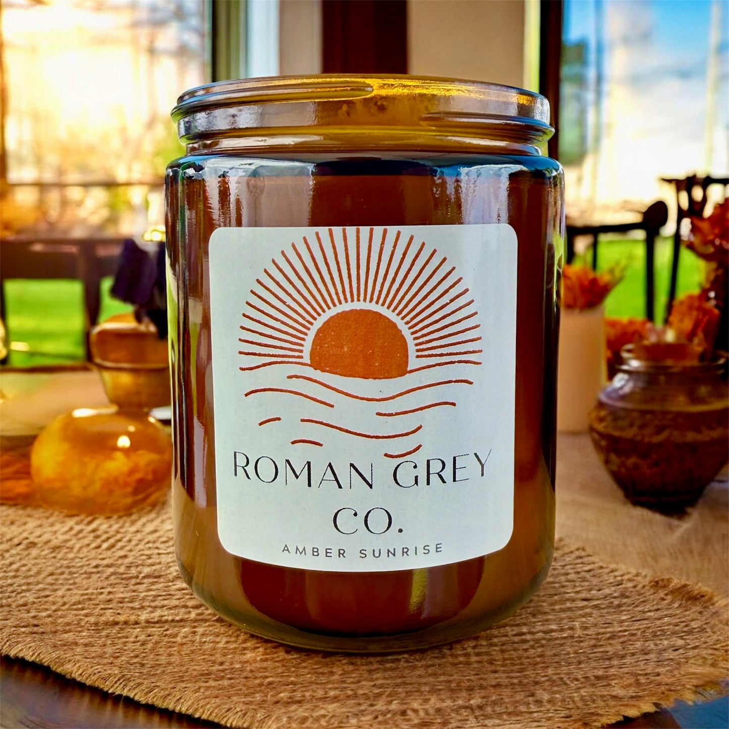 AMBER SUNRISE SOY CANDLE