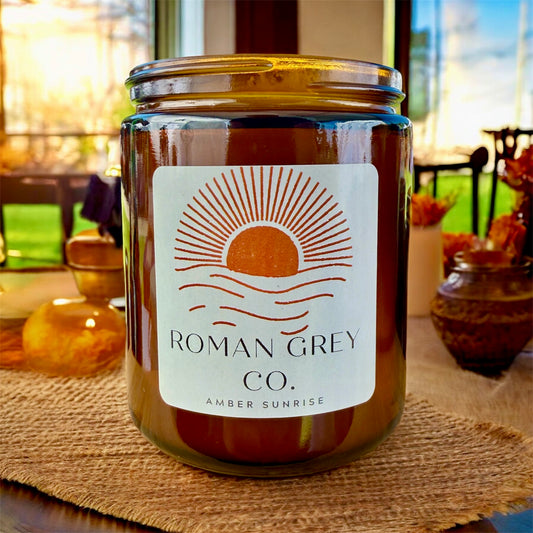 AMBER SUNRISE SOY CANDLE